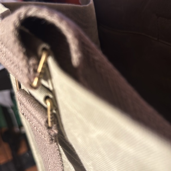 FEED Projects XL Market Structured Carry-All Organizer Tote Khaki Green NWT - Picture 10 of 16